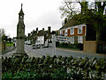 War memorial and sign post, Burwash in Burwash