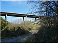 Old track and main A30 flyover in TR15 3GH