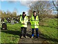 Dean and Ashley at Tibshelf Cemetery in DE55 5LZ