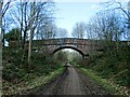 Railway bridge to Banks Farm in DE55 5UD