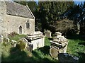 St Peter, Alvescot: tombs (2) in OX18 2QD