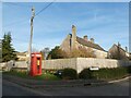 Phone box at the junction with Limes Place in Latton