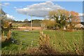 Field and farm buildings at Turners Puddle in DT2 7JB