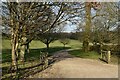 Track entrance, Bingham's Melcombe in DT2 7TY
