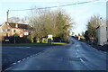 Road junction Shipton Bellinger in SP9 7UG