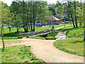 Footbridge and ford, Springfield Park in DY10 2HE