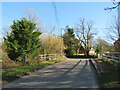 Road into the New Forest, near Fordingbridge in SP6 2HG