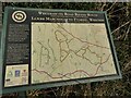 Information board on Wrexham On Road Riding Route in Hanmer Community