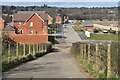 Descending into Quarter Jack Park from the A31 bridge in BH21 2DA