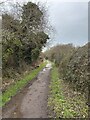 Footpath on trackbed of former Somerset & Dorset Railway in DT11 0QY
