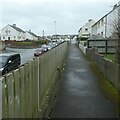 Raised pavement, Ewanrigg Road, Maryport in CA15 9AE