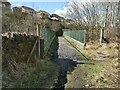 Railway footbridge north of Sough Tunnel in BB3 2HR