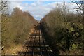 Railway Lines as Seen from Borwick Road in Borwick