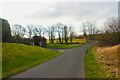 Approaching the A820 at Quercus Lodge in FK15 9PF