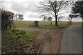 Field entrance near Avington in SO21 1DE