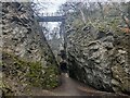 Entrance to Devil's Gorge in CH7 5PG