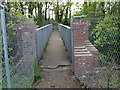 Footbridge over the railway in TN24 0QY