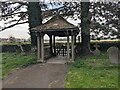 Lychgate at St. Philip and St. James' church (Hallow) in WR2 6PW