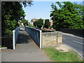 Footbridge and roadbridge on St Richard's Road in CT14 7RL