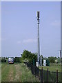 Radio mast beside the Pumping Station in SG8 7PD
