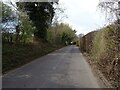 Looking west on Clay Lane in KT18 6AJ