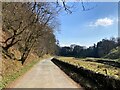 Lane near Yarnshaw Hill and Clough Brook in SK11 0BE
