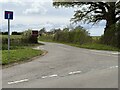 Road junction; lane to Manor Farm near Morton Bagot in B95 5NU