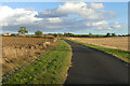 Road and farmland, Croft-on-Tees in DL2 2TJ