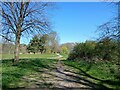 Donnington Grove Golf Club footpath in RG14 1PS