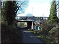 Alexandra Road South bridge across the Fallowfield Loop, Chorlton in M21 7GF