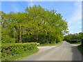 The crossroads near Outwood Church in RH1 5QE
