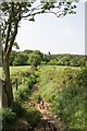 Bridleway approaching Spring Copse, Chilworth in SO16 7LB