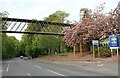 Footbridge over Melton Road, Syston in LE7 2BE