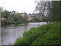 River Severn & the rear of 'The Gateway Centre' in SY1 2PB