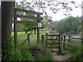 Gate on the Severn Way in SY1 2PB