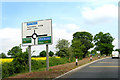 M6 signs on the A519 in ST15 0QS