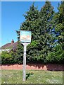 Village sign, Whaddon in MK17 0NG