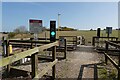 Footpath level crossing, East Runton in NR27 9RN