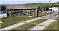 Gate across footpath beside Monkroyd Boarding Kennels in BB8 7EJ
