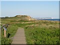 Boardwalk towards Hengistbury Head, near Christchurch in BH6 4BY