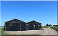 Two Metal Barns near Top Hake's Farm in March West & Benwick Ward