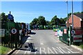 Entrance into Whittlesey Recycling Centre in Whittlesey Lattersey Ward