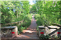 Bridge in Dunnottar Woods in AB39 3XX