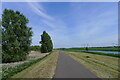 The Hereward Way following the Nene east from Peterborough in PE1 5YX