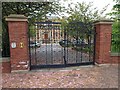 The former Girls High School gates in S75 1DY