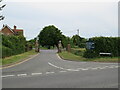 Entrance to Parley Court Estate, near West Parley in BH23 6EW