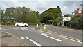 Monument Lane junction, Lymington in SO41 5RD