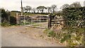 Gate across track to West Pasture from NE side of Pasture Lane in BB9 6PE