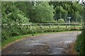 Bend in the track near Paper Mill Farm in MK17 9AQ