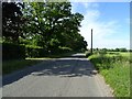 Honingham Road towards Barnham Broom in Barnham Broom